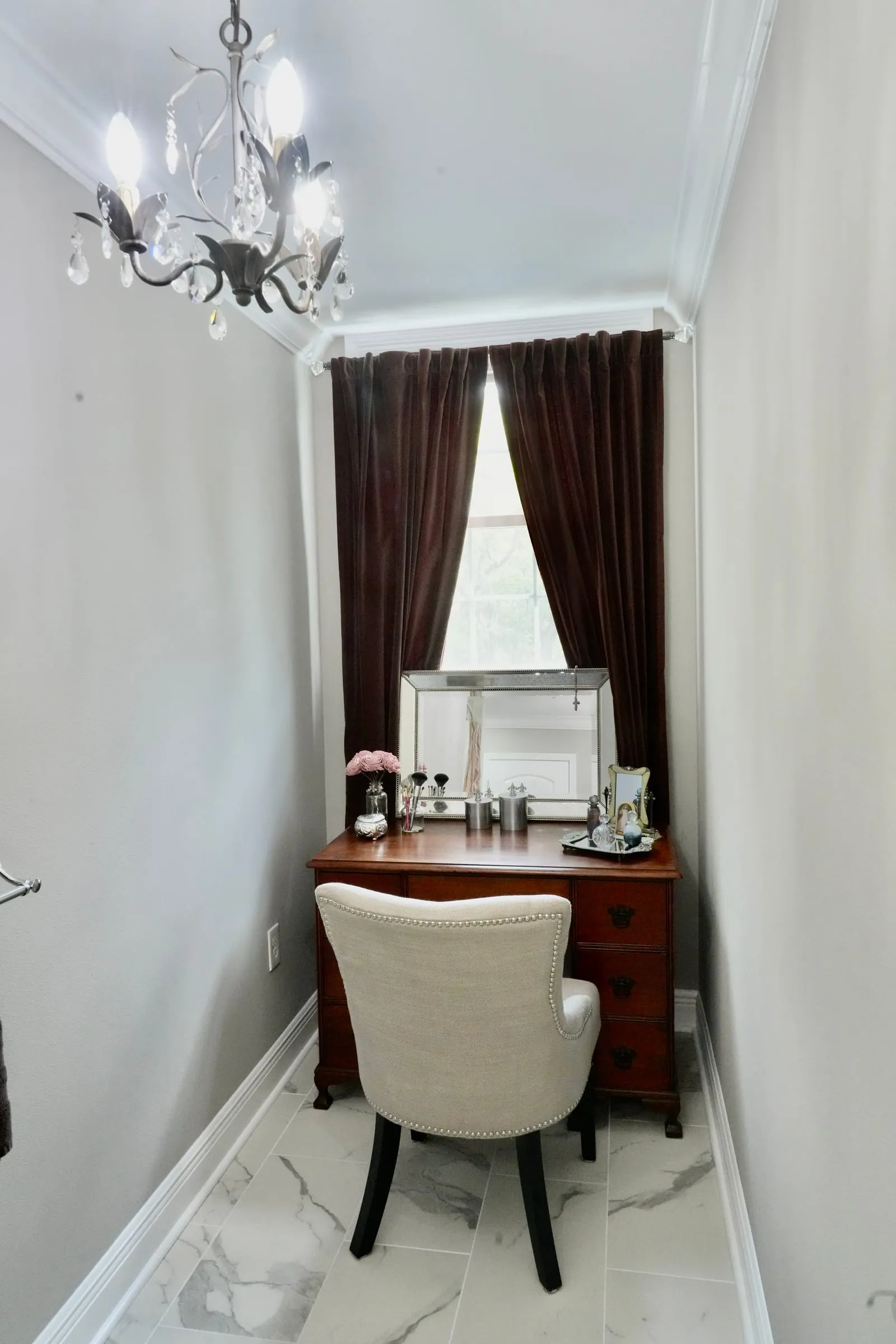 Dressing Table with Velvet curtain