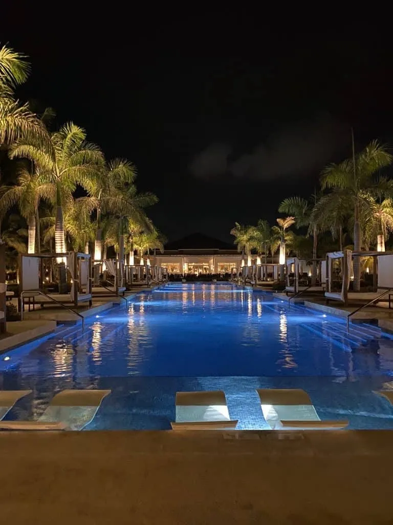 One of the resort pools